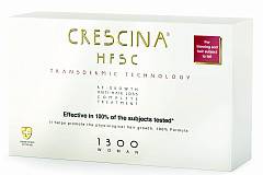 Комплекс Transdermic для женщин 1300: лосьон для возобновления роста волос №10 + лосьон против выпадения волос №10