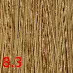 картинка 8.3 Стойкая крем-краска для волос Aurora Color Reflection Светлый золотистый блондин, 60 мл