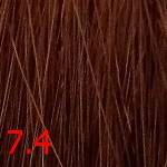 картинка 7.4 Стойкая крем-краска для волос Aurora Color Reflection Легкий медный блондин, 60 мл