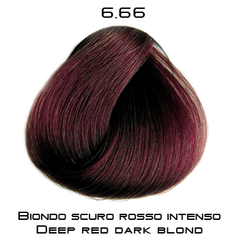 картинка 6.66 Крем-краска для волос Colorevo Темный блонди красный интенсивный 100 мл