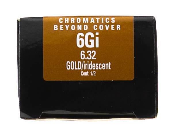 картинка 6.32 Краска для волос Chromatics Beyond Cover Золотистый Мерцающий 60 мл