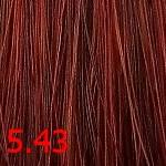 картинка 5.43 Стойкая крем-краска для волос Aurora Color Reflection Светло-коричневое медное золото, 60 мл