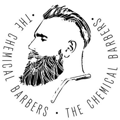 Косметика бренда THE CHEMICAl BARBERS, логотип