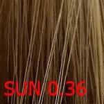 картинка SUN 0.36 Крем-краска для волос AURORA DEMI PERMANENT Яркое солнце, 60 мл