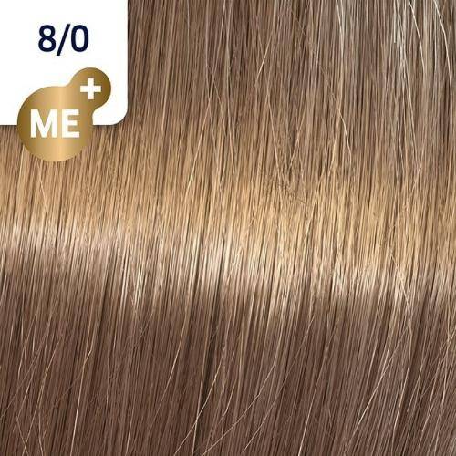 картинка 8/0 Крем-краска стойкая Koleston Perfect ME + для волос Светлый блонд натуральный 60 мл
