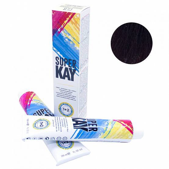 картинка 4.5 Крем-краска аммиачная Super Kay Коричневый махагоновый 180 мл