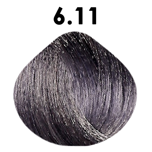 картинка 6.11 Крем-краска для волос Baco Color, тёмный блондин интенсивно-пепельный, 100 мл