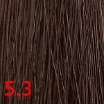 картинка 5.3 Крем-краска для волос AURORA DEMI PERMANENT Светлый золотисто-коричневый, 60 мл