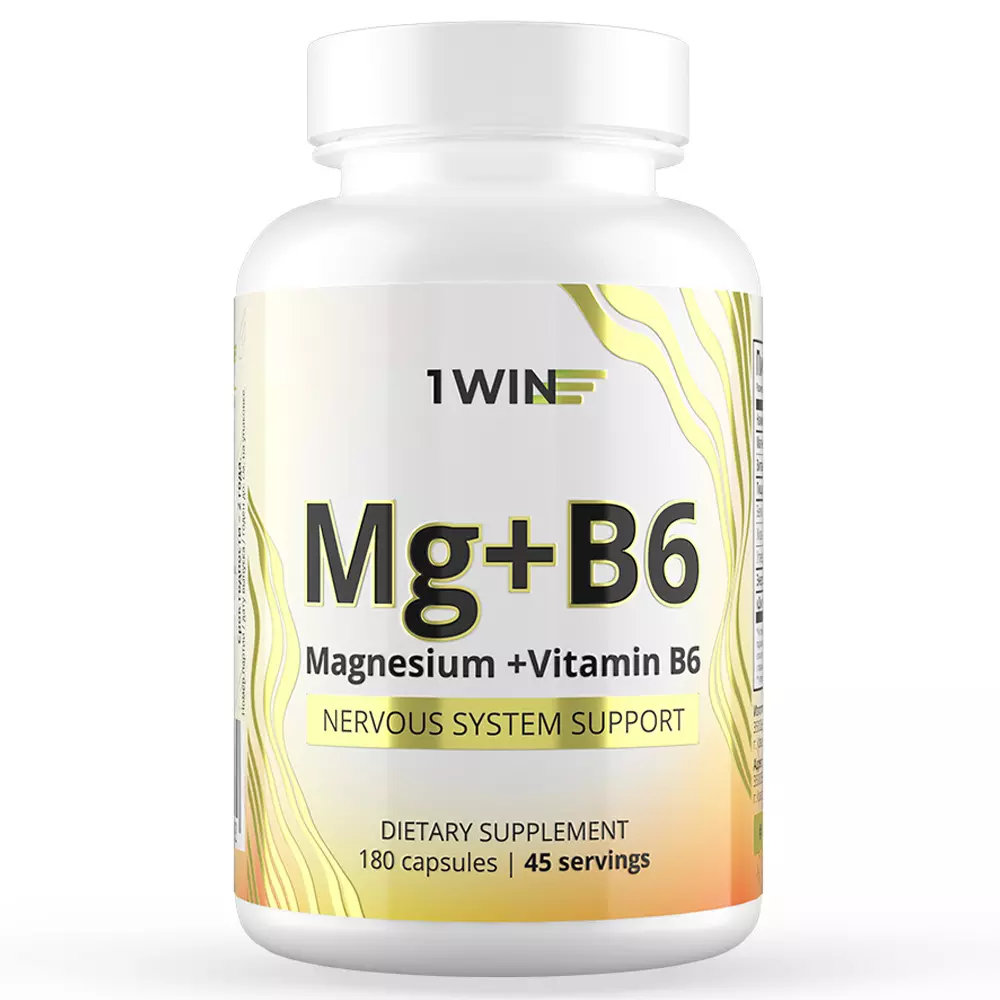картинка Комплекс «Магния цитрат с витамином B6», 180 капсул