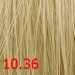 картинка 10.36 Стойкая крем-краска для волос Aurora Color Reflection Пастельный золотой песок, 60 мл