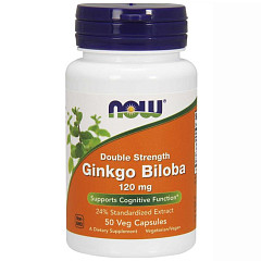 Гинкго Билоба, 120 мг, 50 капсул