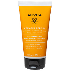 Питательный и восстанавливающий кондиционер с растительным кератином и мёдом, 150 мл