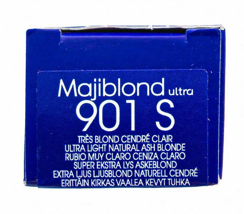 картинка 901-S Краска Majiblond ultra очень яркий блондин пепельный, 50 мл