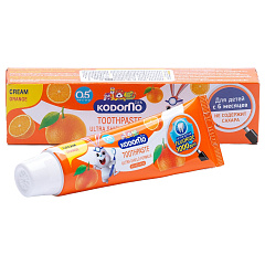 Паста зубная для детей с 6 месяцев с ароматом апельсина, 65 гр