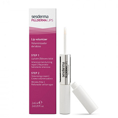 Система для увеличения объема губ (бальзам + крем-активатор) Fillderma Lips Lip Volumizer, 6 мл+ 6 мл
