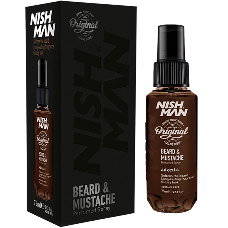 Парфюм для бороды Beard&Mustache Parfum, Alcohol Free Adonis, 75 мл