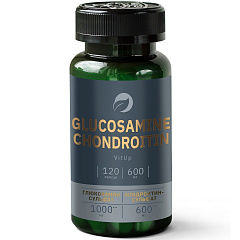 Комплекс VitUp "Глюкозамин Хондроитин. Здоровые суставы", 120 капсул х 600 мг