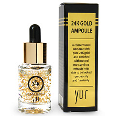 Сыворотка YU-R 24K Gold Ampoule, 15 мл