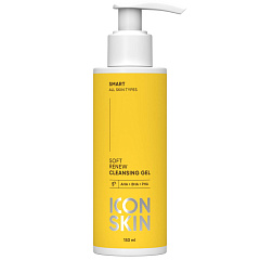 Очищающий гель для умывания с кислотами Soft Renew, 150 мл