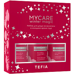 Набор для ухода за волосами в холодное время года Winter Magic: шампунь 300 мл, крем- бальзам 300 мл, спрей-антистатик 250 мл