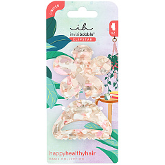 Заколка-крабик Clipstar Oasis Refreshed Bloom, размер M, 2 шт
