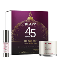 1367 Набор Repagen Exclusive Set (крем для лица 50 мл, сыворотка 15 мл)