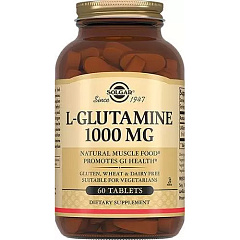 Таблетки L- Глутамин 1000 мг, 60 таблеток