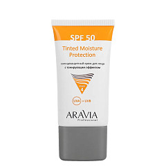 Солнцезащитный крем для лица с тонирующим эффектом Tinted Moisture Protection SPF 50, 50 мл