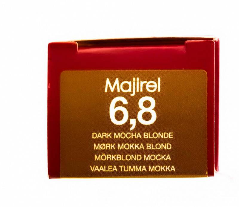 картинка 6.8 Краска для волос Majirel темный блондин мокка, 50 мл