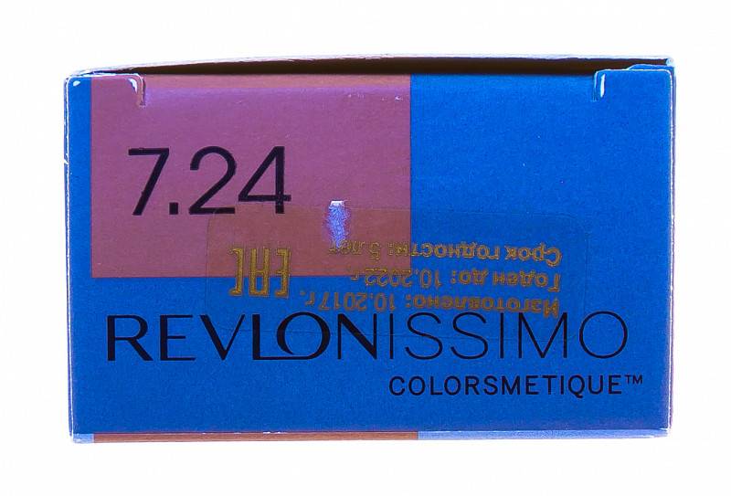 картинка 7.24 Перманентный краситель Revlonissimo Colorsmetique Блондин Переливающийся-Медный, 60 мл