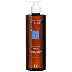 Шампунь для жирных волос терапевтический 4 против перхоти System 4 4 Shale Oil Shampoo, 500 мл