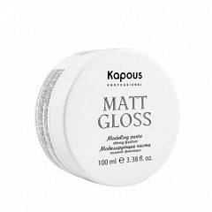 Моделирующая паста для волос сильной фиксации Matt Gloss, 100 мл