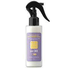 Солнцезащитный спрей для лица и тела SPF30, 150 мл