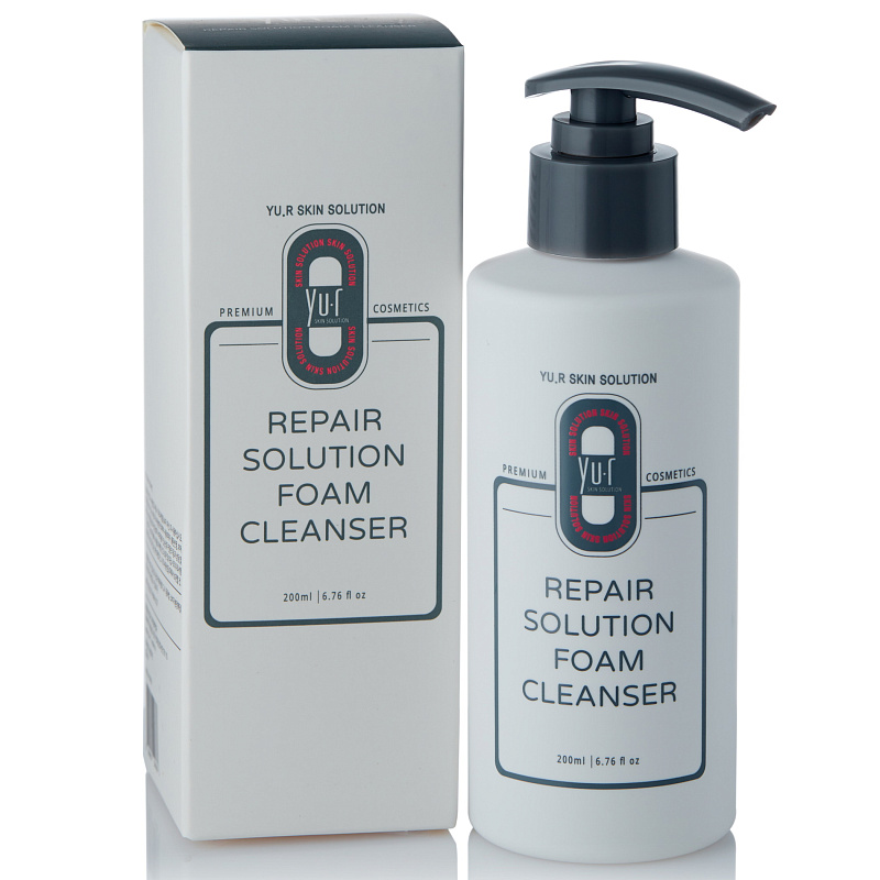 Очищающая пенка YU-R Repair Solution Foam Cleanser, 200ml