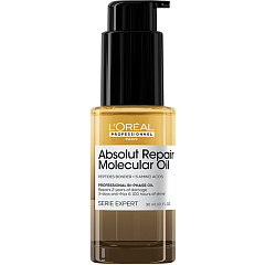 Масло двухфазное для восстановления волос Absolut Repair Molecular Oil, 30 мл