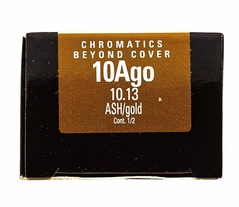 картинка 10.13 Краска для волос Chromatics Beyond Cover Пепельно-золотистый 60 мл