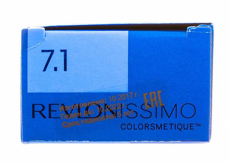 картинка 7.1 Перманентный краситель Revlonissimo Colorsmetique Блондин Пепельный, 60 мл