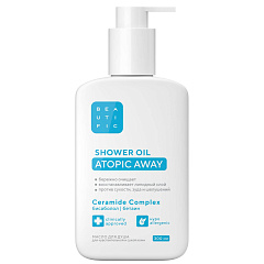 Липидовосстанавливающее масло для душа Atopic Away для сухой и чувствительной кожи, 300 мл