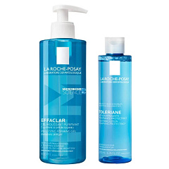 Набор: очищающий гель 400 мл + тоник 200 мл