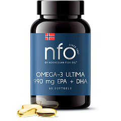 Комплекс Omega-3 Ultima, 60 капсул