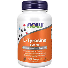 L-Тирозин 500 мг, 120 капсул