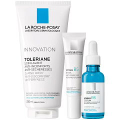 Набор Корректирующий антивозрастной уход: сыворотка 30 мл + уход для контура глаз 15 мл + очищающий гель-уход 200 мл