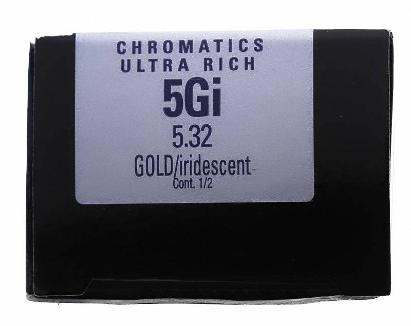 картинка 5GI Краска для волос Chromatics Ultra Rich Золотисто-мерцающий 60 мл