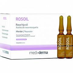 Масло шиповника регенерирующее в ампулах / ROSOIL Rose hip oil 6 шт. по 3 мл