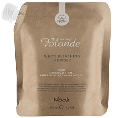 Осветляющая пудра белоснежная Service Color White Bleaching Powder, 500 гр