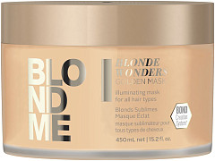 Золотая маска для волос BlondMe Blonde Wonders, 450 мл