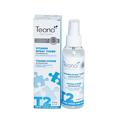 Тоник-спрей «T2» матирующий и устраняющий жирный блеск для комбинированной, жирной и проблемной кожи 125 мл