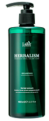 Слабокислотный травяной шампунь с аминокислотами Herbalism Shampoo, 400 мл