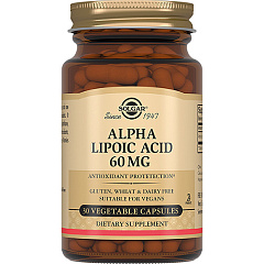 Альфа-липоевая кислота для увеличения физической выносливости в капсулах, 30 таблеток