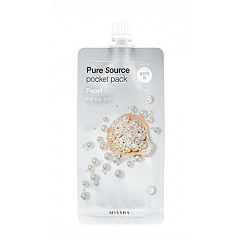Увлажняющая маска для лица Pure Source Pocket Pack Pearl 10 мл